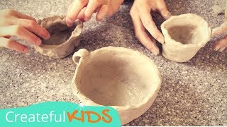 How to Make Pottery  Kids Pottery Term Lesson [upl. by Eirojram]