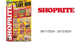 Shoprite specials ZA  08112024  24122024 [upl. by Hekking472]