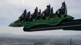 XScream OffRide POV Stratosphere Tower Las Vegas [upl. by Oniratac]