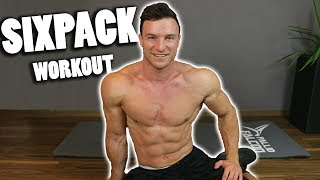 10 Minuten Sixpack Workout für Zuhause  Die besten Übungen [upl. by Ahsiuqet850]