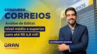 Concurso Correios SESMT  Análise de Edital Vagas de nível médio e superior com até R 68 mil [upl. by Dayna]