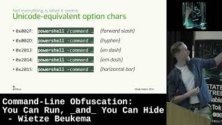 CommandLine Obfuscation You Can Run and You Can Hide  Wietze Beukema [upl. by Narra887]