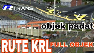 SHARE ADDONS RUTE KRL HD  Trainz Simulator Android RTrans [upl. by Aikrahs106]