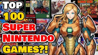 Top 100 Best SNES Games Ever [upl. by Sonitnatsnoc]