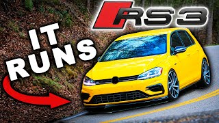 Will it FINALLY START RS3 Swapped Golf R  Part 3 [upl. by Suoivatnom812]