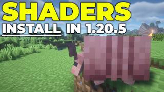 How To Download amp Install Shaders in Minecraft 1205 PC [upl. by Rapsag]