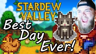 BEST DAY EVER WE GOT A GIFT  Stardew Valley [upl. by Elish]