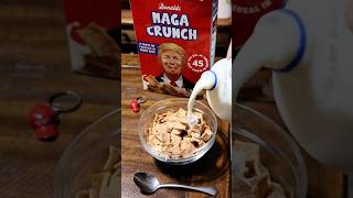 Donald’s MAGA crunch cereal 😂 Even Joe Biden can’t resist [upl. by Etezzil]