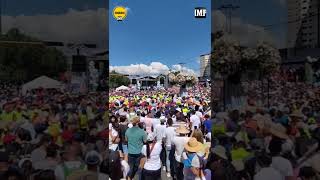 Imagen de la Divina Pastora hace su primera parada en la avenida Lara con avenida Bracamonte 14Ene [upl. by Margalo471]