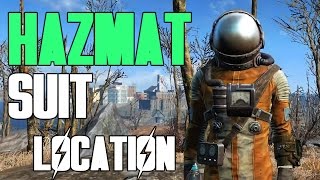 The Hazmat Suit Location  Fallout 4 Armor Location  Fallout 4 Tutorial [upl. by Sekyere]