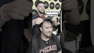 Watch this hairline transformation barber lineup mullet roswellbarber newmexicobarber haircut [upl. by Hanan282]