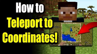 How to Teleport to Coordinates in Minecraft PS4 PS5 amp Xbox [upl. by Honey]