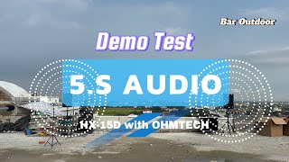 SkyBar Demo Sky Bar HX15 Ohmtech outdoor 5S Audio [upl. by Annmarie]