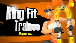 Ring Fit Trainee Super Smash Bros MOVESET IDEAS [upl. by Sivartal]