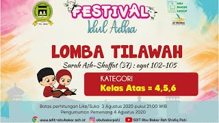 Cintania Bunga Zakina 4A  Lomba Tilawah Kelas Atas  Festival Idul Adha [upl. by Eirual492]