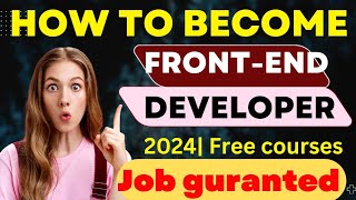 How To Become Frontend developer 2024  Roadmap of frontend courses ApnaCollegeOfficial [upl. by Kristofer]