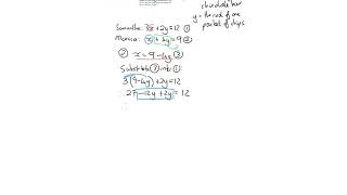 Question 16 Simultaneous Equations Worded Problem [upl. by Sami]