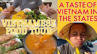 VIETNAMESE FOOD TOUR  WESTMINSTER VIET TOWN FOOD HEAVEN [upl. by Ylerebmik123]