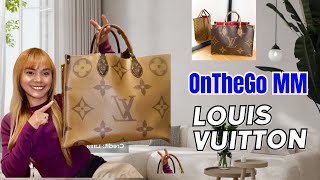 OnTheGo MM LOUIS VUITTON  HAUL AND REVIEW [upl. by Ardekan330]