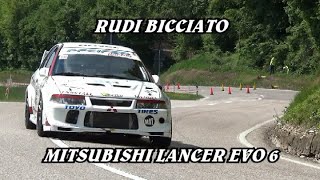 7° SLALOM KALTERN  EPPAN MENDEL 2024  RUDI BICCIATO  MITSUBISHI LANCER EVO 6  BY BELLUNOVIDEO [upl. by Ertsevlis]