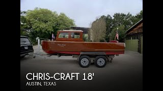 SOLD Used 1935 ChrisCraft 18 Utility in Austin Texas [upl. by Enortna26]