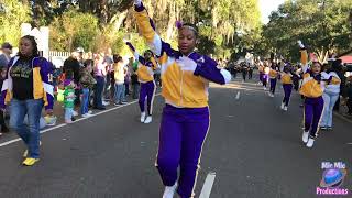 Westgate High quotPride of the Techequot Marching Band  Bayou Mardi Gras Parade 2024  New Iberia LA [upl. by Merilyn]