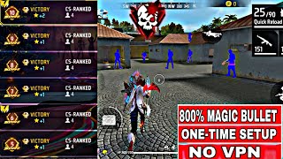 FREEFIRE 800 MAGIC BULLETHOLOGRAM  FREEFIRE NEW FULLY ANTIBLACKLIST ANTI BAN HACK VIDEO [upl. by Ciel358]