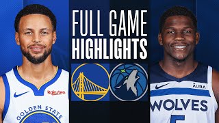 WARRIORS at TIMBERWOLVES  FULL GAME HIGHLIGHTS  March 24 2024 [upl. by Melody]