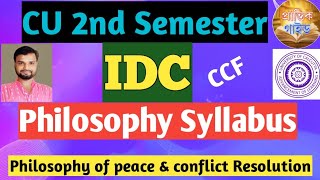 BA 2nd semester IDC Philosophy Syllabus Calcutta universityidc philosophy syllabus suggestion [upl. by Gittle888]