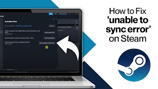 How to fix unable to sync error on Steam 2024 Tutorial [upl. by Moreville]