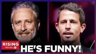 Jon Stewart DEFENDING Tony Hinchcliffe Says Comedian Was Just Doing His Job [upl. by Barcus]