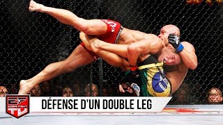 MMA  Défense double leg et finir par un étranglement [upl. by Kerrie]