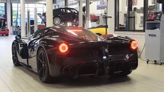 Startup Ferrari LaFerrari Aperta VERY LOUD [upl. by Anivlem]