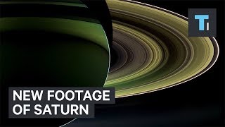 NASA Video Of Saturn With Stunning Real Images From Cassini [upl. by Jairia]