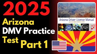 Arizona DMV Practice Permit Test  Part 1  USA DMV Permit Practice Test [upl. by Foy]