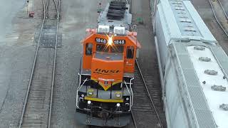 BNSF 1848 Galesburg Yard [upl. by Marsden]