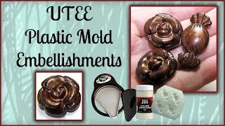 Using UTEE in plastic molds to create scrapbooking embellishments [upl. by Llenrahs418]