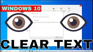 ClearType Text Makes Windows 10 Easier To Read [upl. by Allisurd]