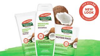 Restore Curls with Palmers Coconut Oil Formula Moisture Boost System [upl. by Okechuku]