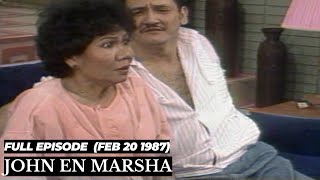 John en Marsha  May boyfriend na si Matutina February 20 1987 with Richard Merck [upl. by Billie]