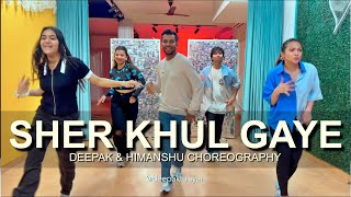 Sher Khul Gaye Class Video  Deepak amp Himanshu Dance Choreography  NachleVe [upl. by Cooperstein]