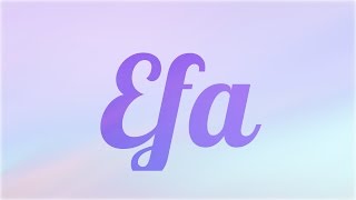 Significado de Efa nombre Galés para tu bebe niño o niña origen y personalidad [upl. by Eylrahc548]