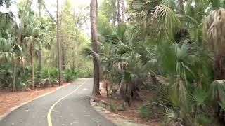 Natural Florida  Bike Trail from Gemini Springs to Lake Monroe Park [upl. by Iruahs]