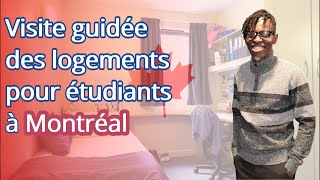 VISITE DES CHAMBRES ESTUDIANTINES À MONTRÉAL [upl. by Brindle956]