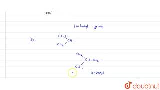 The structure of isobutyl group in an organic compound is [upl. by Biron]