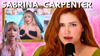 Vocal Coach Reacts to SABRINA CARPENTER I quotFeatherquot [upl. by Ause493]