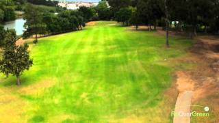 Bellville Golf Club  drone aerial video  Bellville Course  Hole01 [upl. by Hanoy]