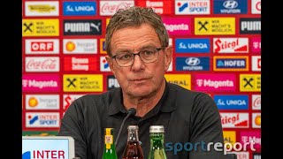 Pressekonferenz von ÖFBTeamchef Ralf Rangnick vor den Nations LeagueSpielen Kasachstan amp Slowenien [upl. by Llertak]