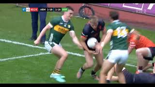 INSPIRATIONAL RIAN ONEILL CATCH  ARMAGH V KERRY  2024 ALL IRELAND FOOTBALL SEMIFINAL [upl. by Amanda855]