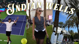 INDIAN WELLS a week in my life at bnp paribas open 🎾🌵 [upl. by Copp]